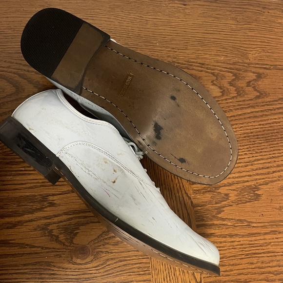 Baby Blue "Dumb and Dumber" novelty Tuxedo Shoes SIZE M (Size 8-9)  pre-owned - Picture 3 of 8